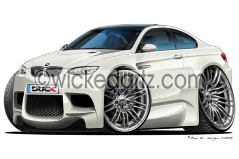 BMW E93 M3 White DK (Items from £9.50)