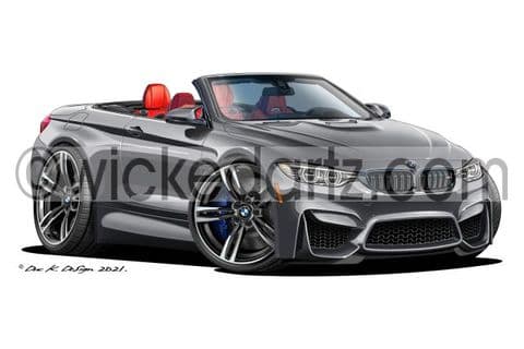 BMW M4 Convertible Grey DK (Items from £9.50)