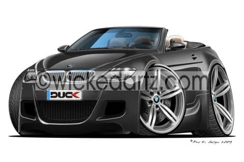 BMW M6 Cabriolet Black DK (Items from £9.50)