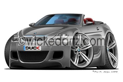 BMW M6 Cabriolet Gunmetal Grey DK (Items from £9.50)