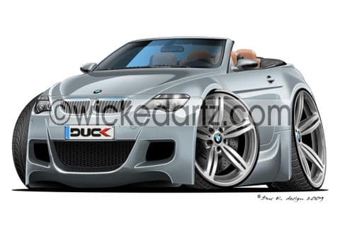 BMW M6 Cabriolet Silver DK (Items from £9.50)