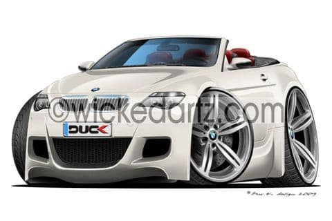 BMW M6 Cabriolet White DK (Items from £9.50)