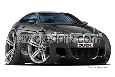 BMW M6 Coupe Black DK (Items from £9.50)