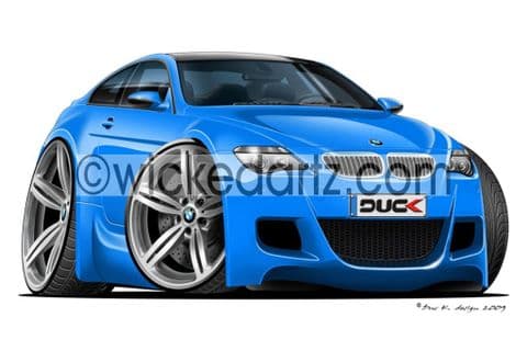 BMW M6 Coupe Blue DK (Items from £9.50)