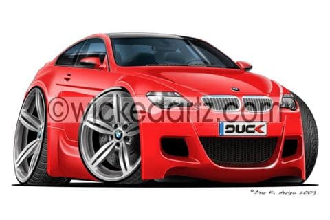 BMW M6 Coupe Red DK (Items from £9.50)