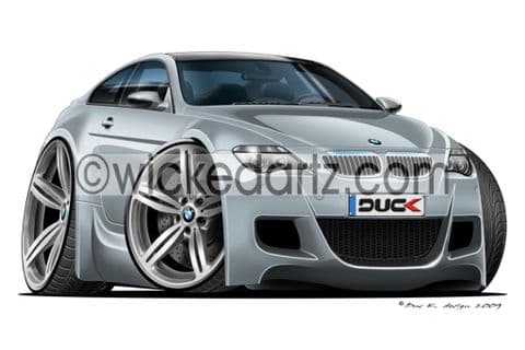 BMW M6 Coupe Silver DK (Items from £9.50)
