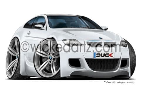 BMW M6 Coupe White DK (Items from £9.50)