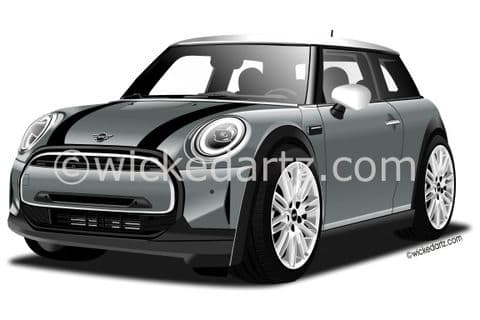 BMW Mini Cooper 2021+ Grey (Items from £9.50)