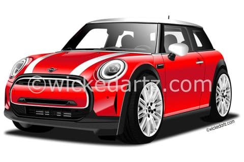 BMW Mini Cooper 2021+ Red (Items from £9.50)