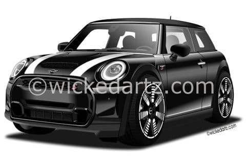BMW Mini Cooper S 2021+ Black (Items from £9.50)