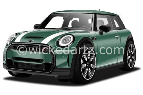 BMW Mini Cooper S 2021+ Green (Items from £9.50)