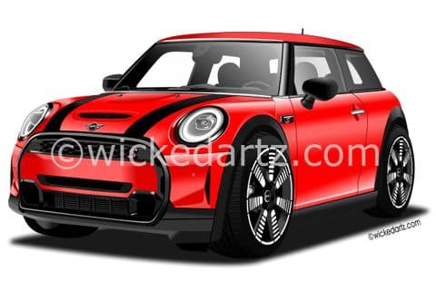 BMW Mini Cooper S 2021+ Red (Items from £9.50)