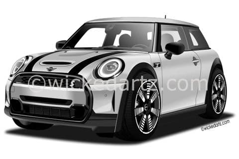 BMW Mini Cooper S 2021+ Silver (Items from £9.50)