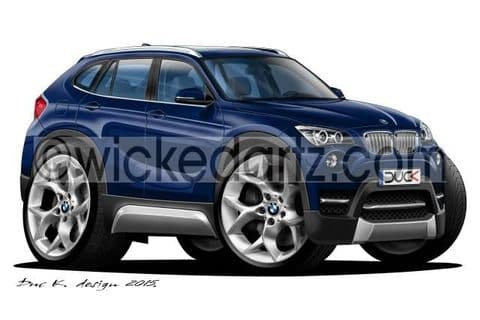 BMW X1 Mini SUV Blue DK (Items from £9.50)