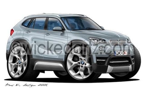 BMW X1 Mini SUV Silver DK (Items from £9.50)
