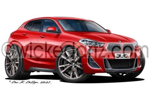 BMW X2 M35i Red DK (Items from £9.50)