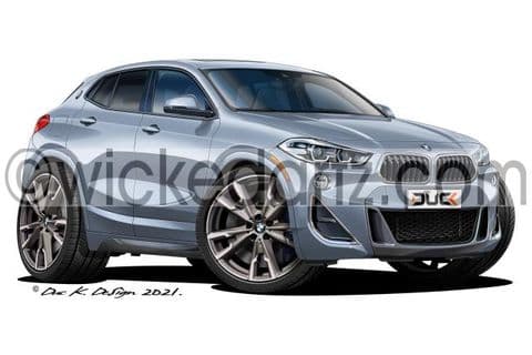 BMW X2 M35i Silver DK (Items from £9.50)