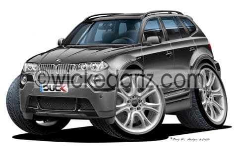 BMW X3 SUV Black DK (Items from £9.50)