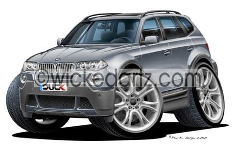 BMW X3 SUV Grey DK (Items from £9.50)