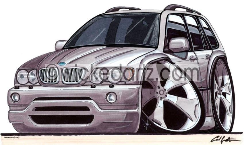 BMW X5 Silver  (Items from £9.50)