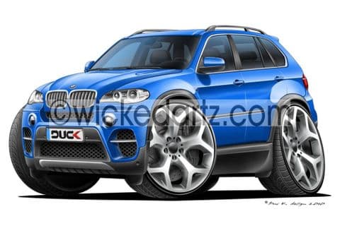 BMW X5 SUV Blue DK (Items from £9.50)