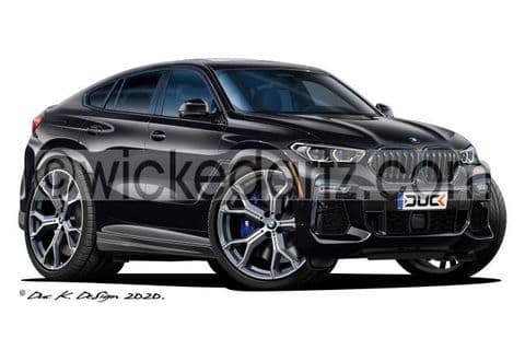 BMW X6 M50i SUV Black DK (Items from £9.50)