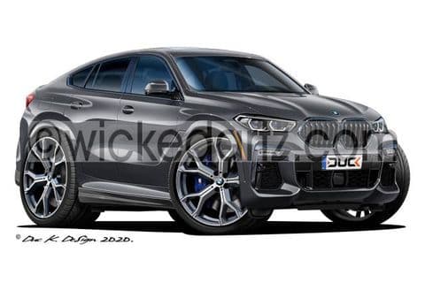 BMW X6 M50i SUV Grey DK (Items from £9.50)