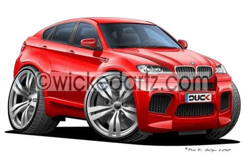 BMW X6 Red DK (Items from £9.50)