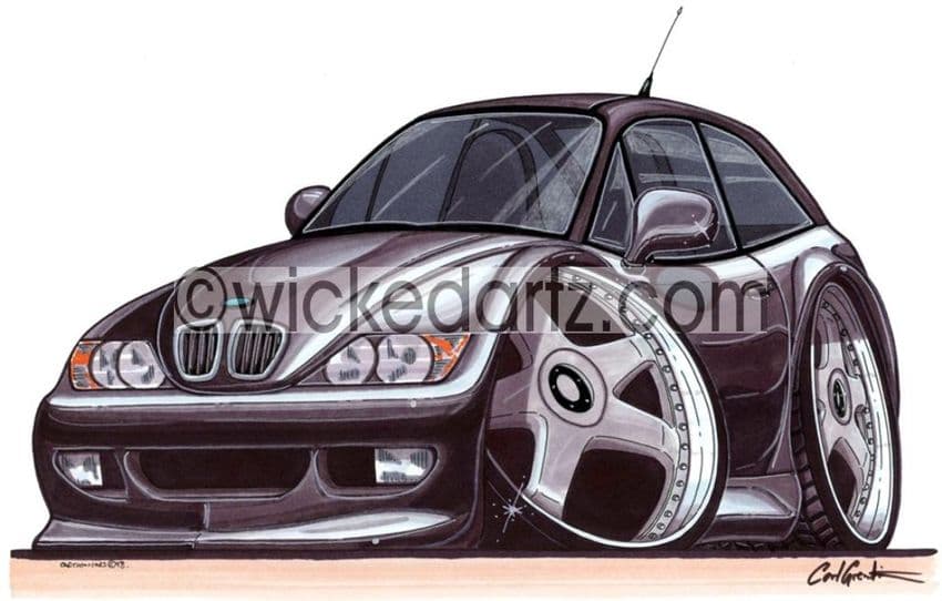 BMW Z3 E37 Coupe Black  (Items from £9.50)