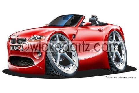 BMW Z4 Red DK (Items from £9.50)