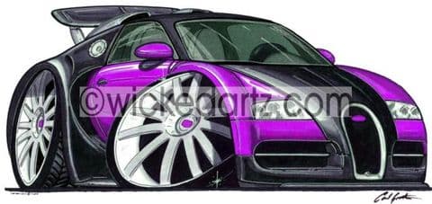 Bugatti Veyron Purple (Items from £9.50)