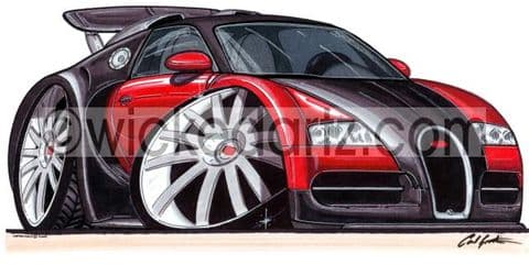 Bugatti Veyron Red (Items from £9.50)