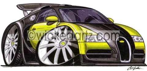 Bugatti Veyron Yellow (Items from £9.50)