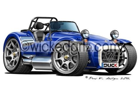 Caterham Super 7 Blue/White DK (Items from £9.50)