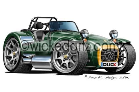 Caterham Super 7 Green/Yellow DK (Items from £9.50)