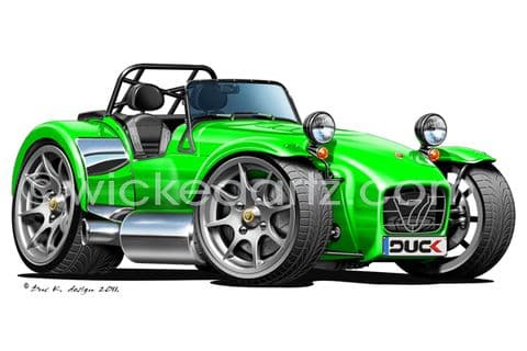 Caterham Super 7 Kawasaki Green DK (Items from £9.50)