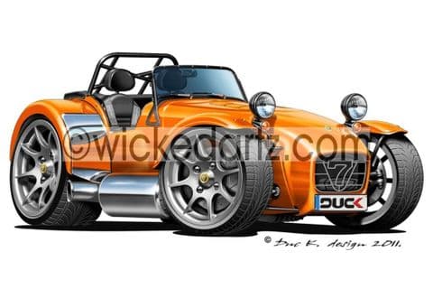 Caterham Super 7 Orange DK (Items from £9.50)