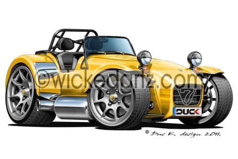 Caterham Super 7 Yellow DK (Items from £9.50)