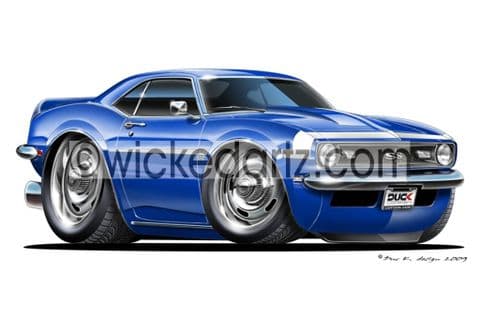 Chevrolet 1968 Camaro Blue DK (Items from £9.50)