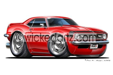 Chevrolet 1968 Camaro Red DK (Items from £9.50)