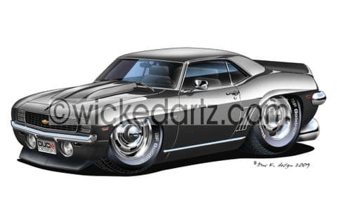 Chevrolet 1969 Camaro Black DK (Items from £9.50)