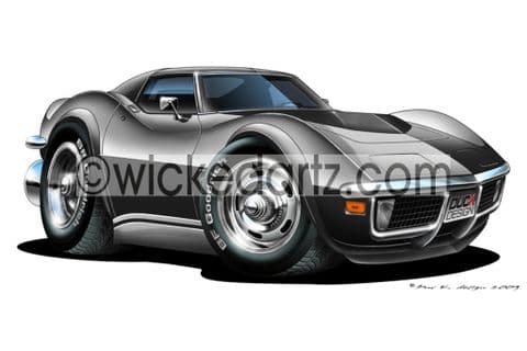 Chevrolet 1970 Corvette Black DK (Items from £9.50)