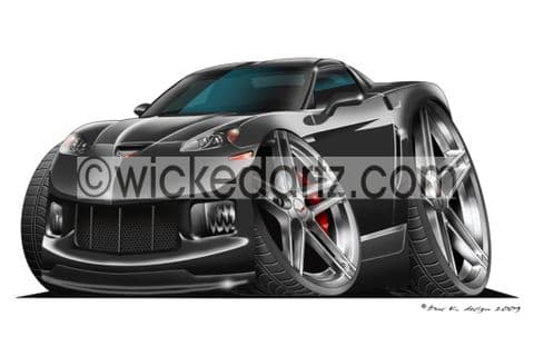 Chevrolet 2008 Corvette Black DK (Items from £9.50)
