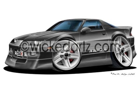 Chevrolet Camaro 1988 IROC Black DK (Items from £9.50)