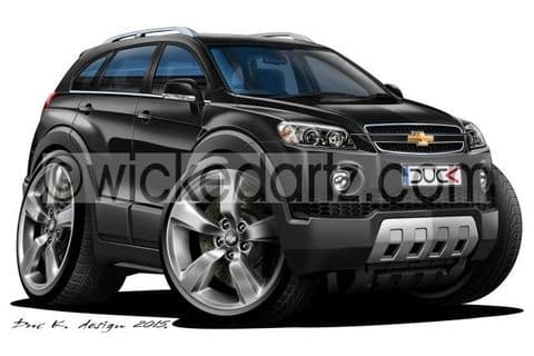 Chevrolet Captiva SUV Black DK (Items from £9.50)