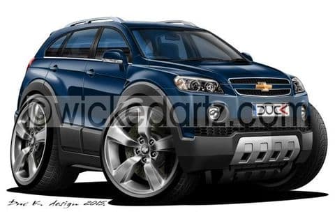 Chevrolet Captiva SUV Blue DK (Items from £9.50)