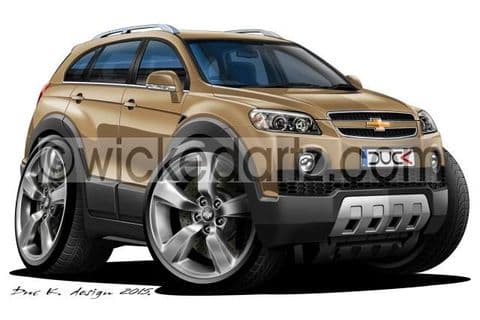 Chevrolet Captiva SUV Gold DK (Items from £9.50)