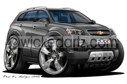 Chevrolet Captiva SUV Grey DK (Items from £9.50)