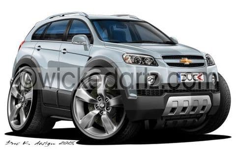 Chevrolet Captiva SUV Silver DK (Items from £9.50)