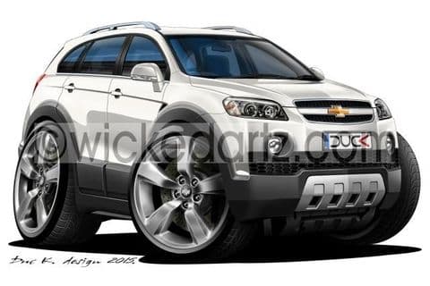 Chevrolet Captiva SUV White DK (Items from £9.50)